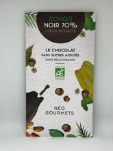 Load image into Gallery viewer, 法國 Neo Gourmets 高級朱古力五合一套裝 高級剛果70%榛子黑朱古力 + 高級厄瓜多爾50%牛奶咖啡朱古力 + 高級多米尼加70%黑朱古力 + 高級烏干達70%香蕉黑朱古力 + 高級馬達加斯加70%可可碎黑朱古力 70g - Club France Hong Kong