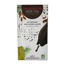 Load image into Gallery viewer, 法國 Neo Gourmets 高級馬達加斯加70%可可碎黑朱古力 70g - Club France Hong Kong