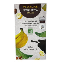 Load image into Gallery viewer, 法國 Neo Gourmets 高級烏干達70%香蕉黑朱古力 70g - Club France Hong Kong