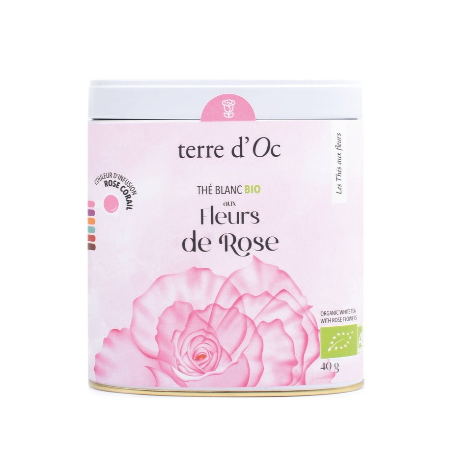 法國 terre d’Oc有機摩洛哥玫瑰花白茶 40g - Club France Hong Kong